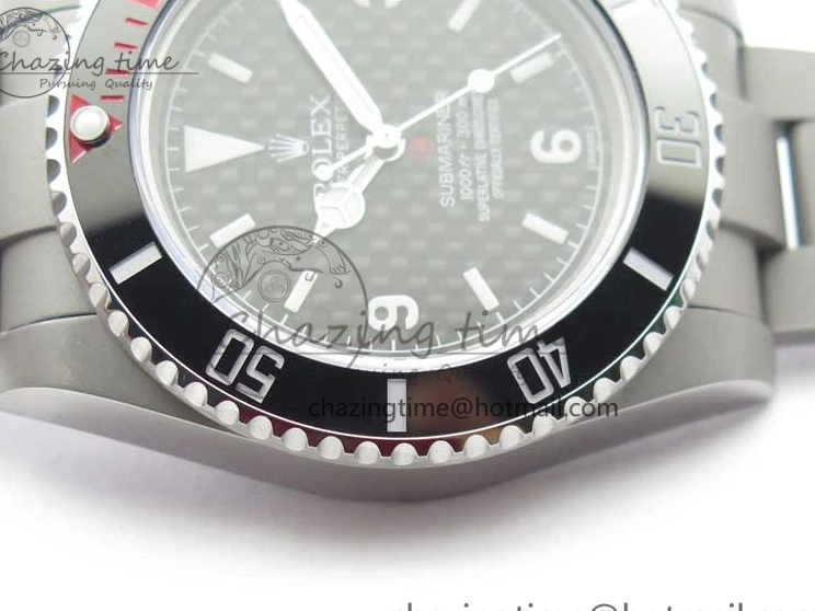 Bracelet Rough Dial The Best Sandblast SS GMF Edition Matt on Carbon SA3130 SS Carbon 0303